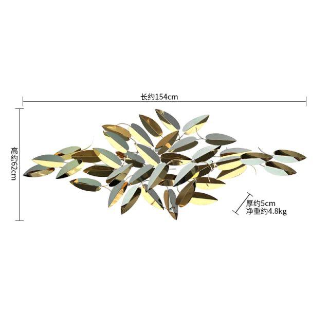 Gambar Metal wall decor abstrak nordic new design gold korea home decor lux - Tipe I dari Violettsky undefined Tokopedia