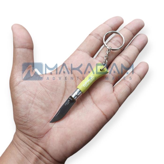 Gambar keychain gantungan kunci pisau lipat stainless opinel N°02 - Anise dari Makadam Adventure undefined Tokopedia