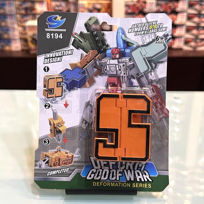 Gambar Mainan Edukasi Anak Nomor / Angka Deformation Robot Number - 5 dari Toys Lifestyle undefined Tokopedia