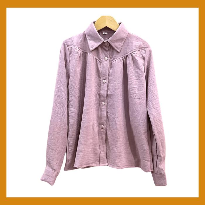 Gambar Blouse/Blus Tunik Fashion Anak Perempuan Lengan Panjang 8-16 Tahun - Pink Blus013, M dari Kimchan Shop undefined Tokopedia