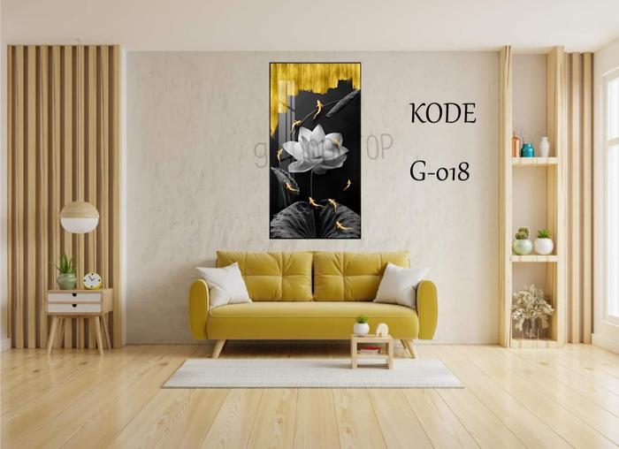Gambar Lukisan List Berlampu/ Wall Crystal Porcelain Painting 5D - 80x160 cm - G 021 dari Go Nonstop JD Shopping undefined 5 Tokopedia