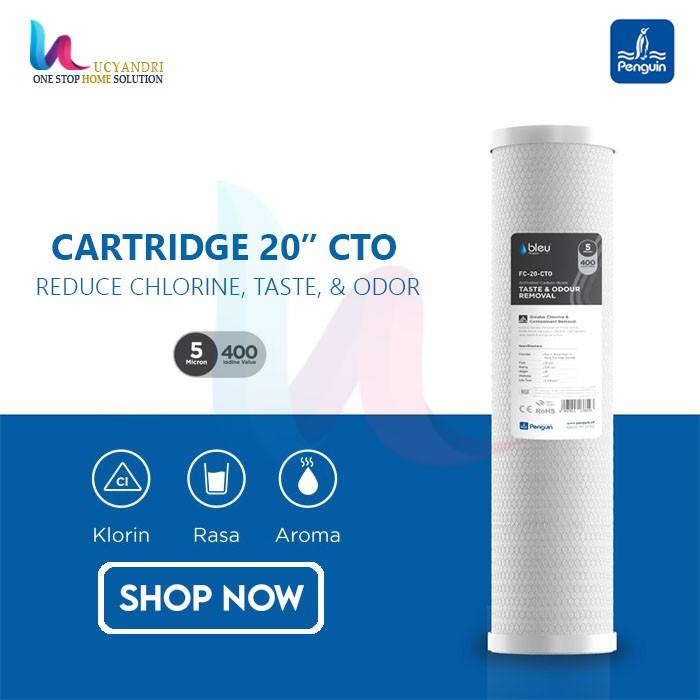 Gambar Cartridge Filter PENGUIN CTO Carbon Ukuran 20 Inch ORIGINAL 100% - Packing Standar dari Lucyandri CB undefined Tokopedia