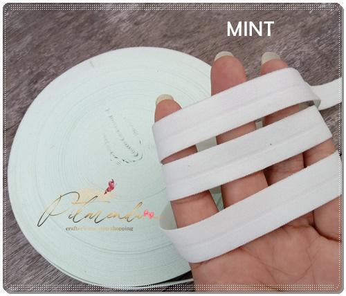 Gambar TKR-34 : Tali Karet / FOE Doff Rol Besar (GROSIR) - mint dari Pita Renda undefined Tokopedia