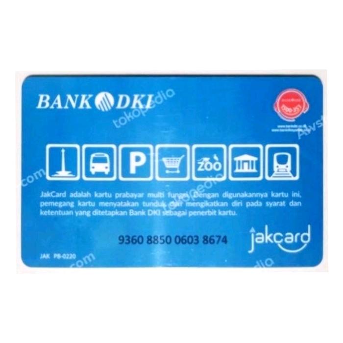 Gambar Kartu JakLingko ORI Saldo 10rb / Likes eTOLL Flazz Tapcash or Brizzi - Bank DKI (15K) dari Toko PEDRO's undefined Tokopedia