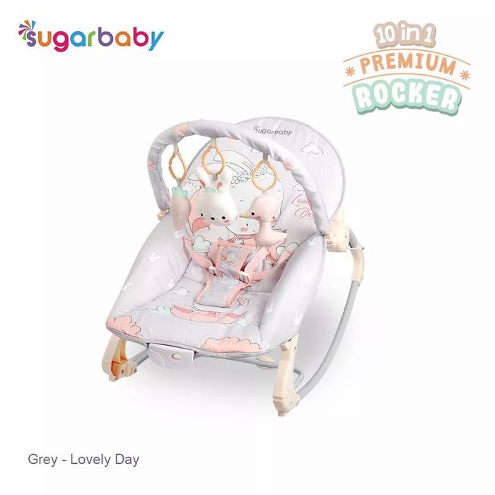 Gambar SUGAR BABY BOUNCER 10 in 1 PREMIUM ROCKER - EXTRA LARGE SEAT - Lovely Day dari Momkenbabyshop undefined Tokopedia