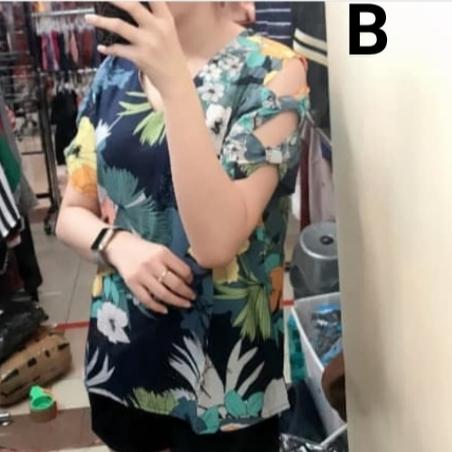 Gambar Blouse katun fashion import 4533 - Motif C dari toko verent collection undefined 3 Tokopedia