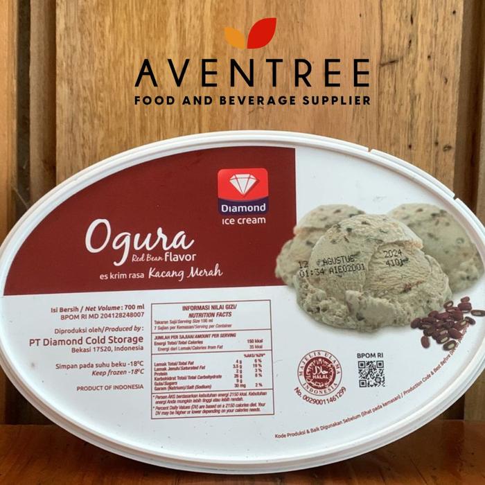 Gambar Es Krim Diamond Ice Cream Ogura / Kacang Merah 700ml dari Aventree Retail undefined Tokopedia
