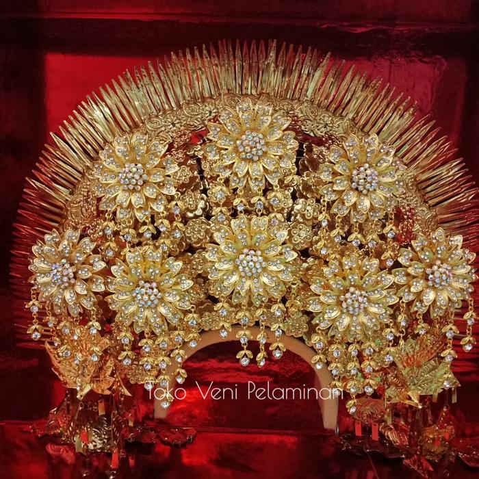Gambar Sunting Minang - Gold dari Toko pelaminan suntiang undefined Tokopedia