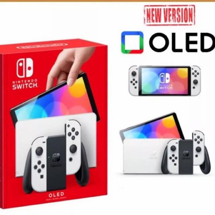 Gambar Nintendo Switch OLED Console Neon Set - White dari HokkiGames undefined Tokopedia