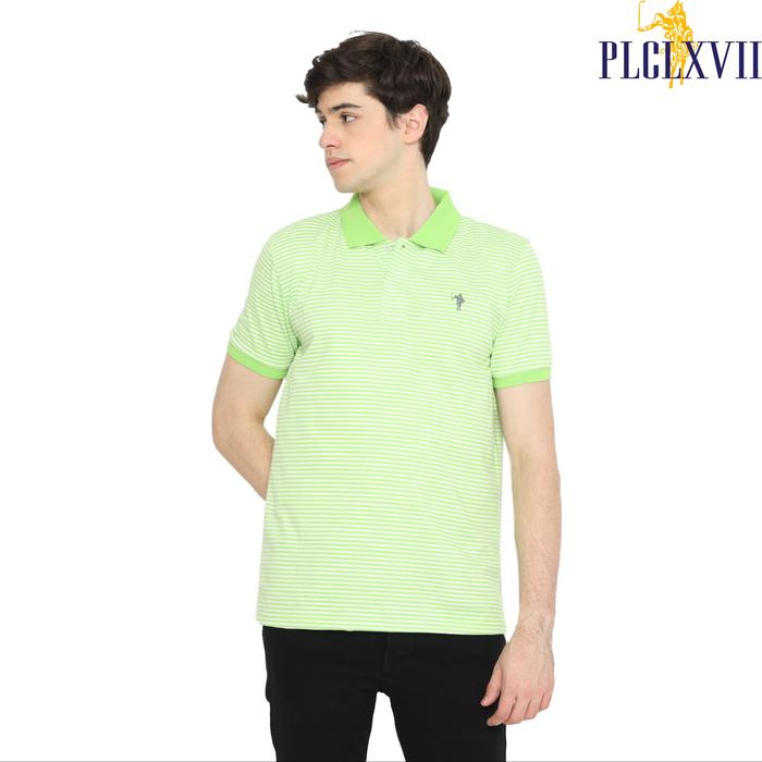 Gambar PLCLXVII - Polo Shirt Pria - Salur Logo Kecil 1009 - Hijau Muda, L dari PLCLXVII STORE undefined Tokopedia