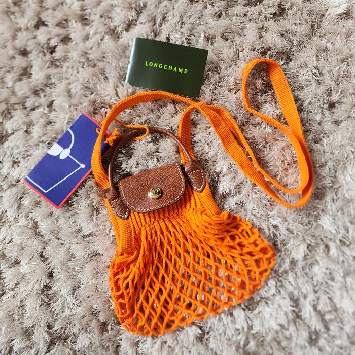 Pliage Filet Orange Longchamp Le Pliage Tas Longchamp Longchamp