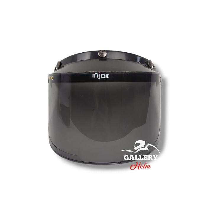 Gambar Kaca Helm Bogo Flat Visor Injak - Smoke dari Galleryhelm undefined Tokopedia