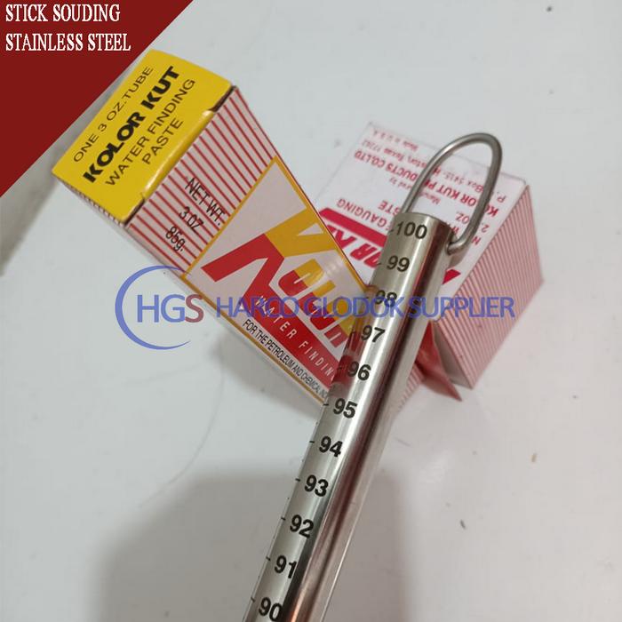 Gambar STICK SOUNDING 3 METER-DEEP STICK 3 METER + PASTA MINYAK + AIR - 1 METER dari HARCO GLODOK SUPPLIER undefined Tokopedia