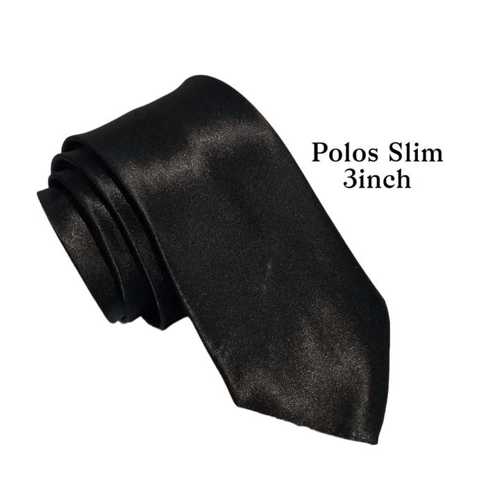 Gambar Dasi Panjang Pria Warna Hitam Polos Dan Motif Garis - Hitam Polos dari Yen Shop Official undefined Tokopedia