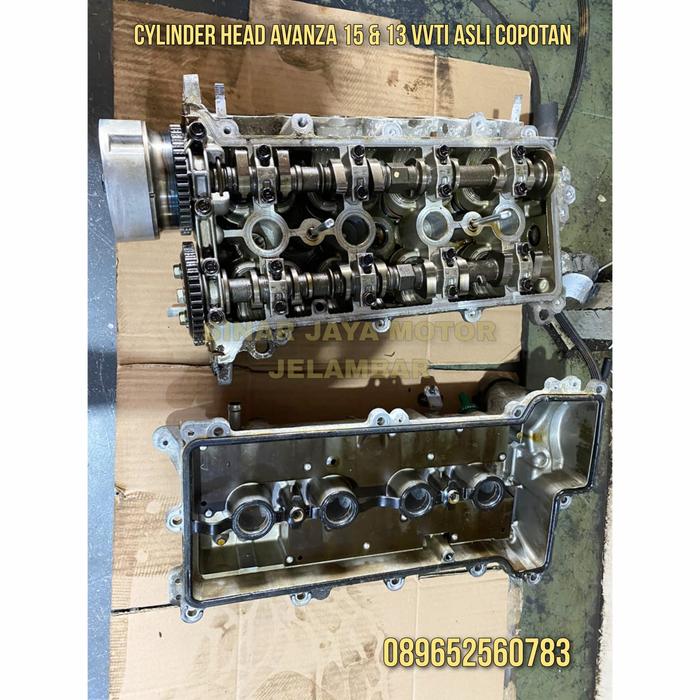 Gambar Cylinder Head Avanza 1.5 & 1.3 VVTI Asli Copotan Komplit - AVZ 1300CC VVTI dari Sinarjayamotorjelambar undefined Tokopedia