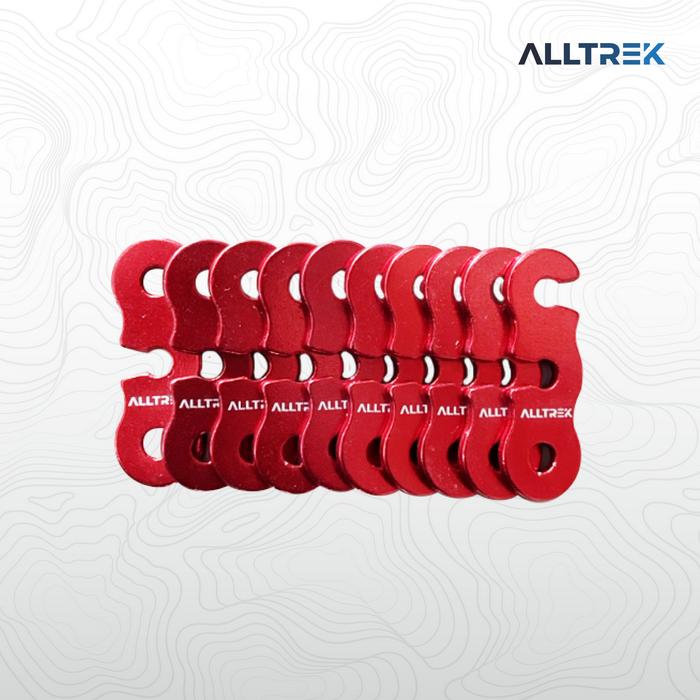 Gambar ALLTREK Buckle Tali Tenda Three Eye Pengerat Wind Rope Flysheet - Merah dari ALLTREK OUTDOOR GEAR undefined Tokopedia