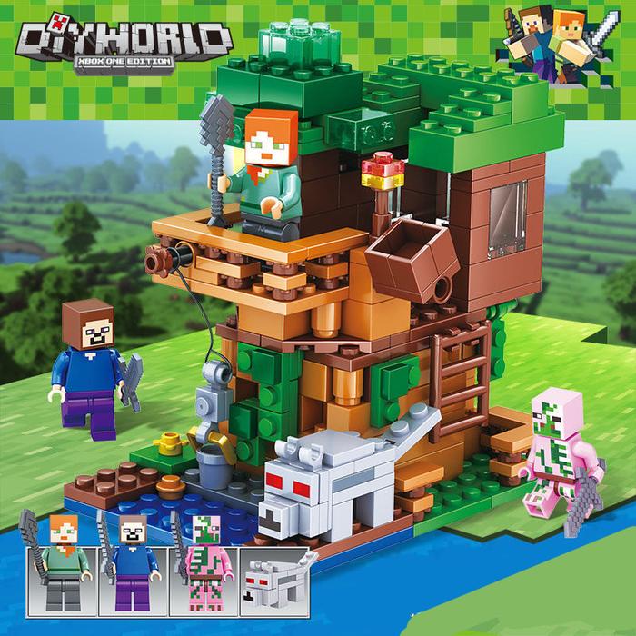 Gambar Edukasi Mainan Block MY WORLD Mainan Anak Brick Mainan Anak Laki Laki - TreeHouse dari Zerozoom undefined Tokopedia