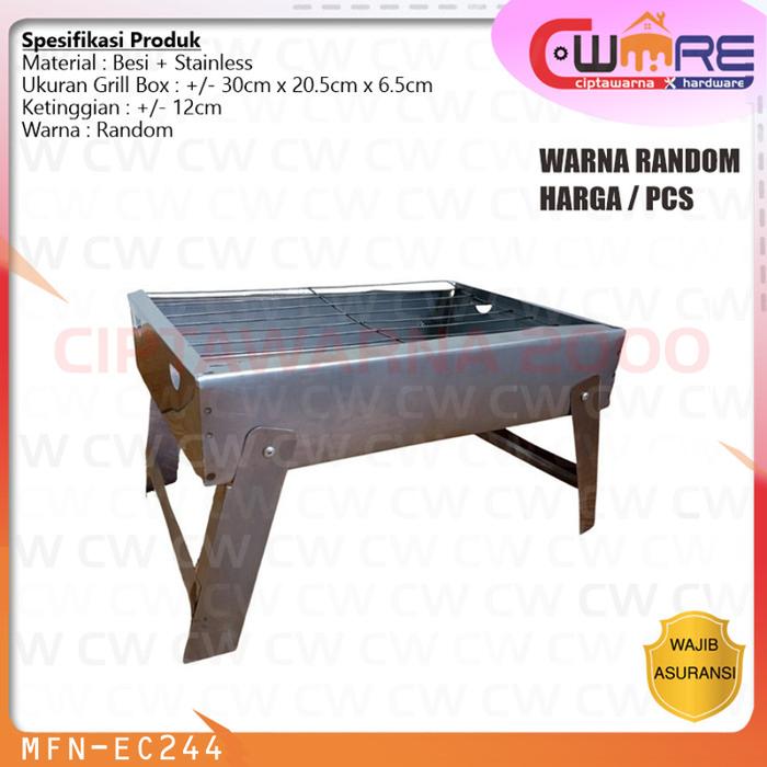 Gambar Alat pemanggang / panggangan portable /grill barbeque / panggang sate - BIASA dari Ciptawarna2000 Home Living undefined Tokopedia