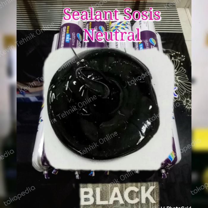 Gambar Lem Silicone Sealant Sosis Xilflex/ Sealant Sosis Neutral - Hitam dari Kevin Tehnik undefined Tokopedia