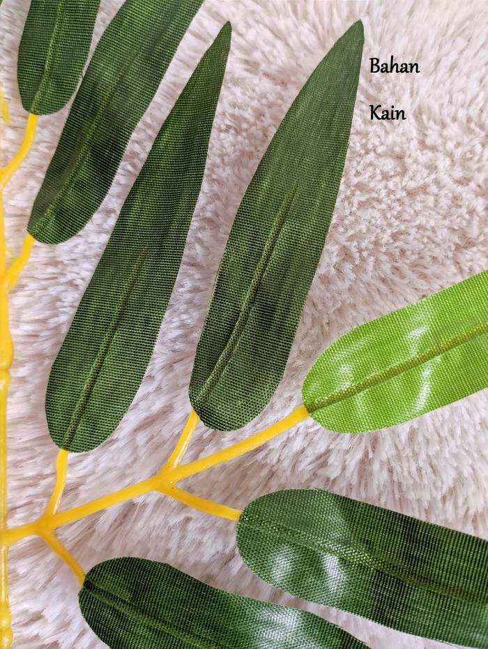 Gambar pohon Bambu dan daun - Daun Bahan Kain dari Berkah Bunga Artificial undefined Tokopedia