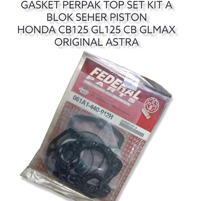 Gambar GASKET PERPAK HONDA GL125 GL100 CB GL MAX ORIGINAL dari SODIKINPART undefined Tokopedia