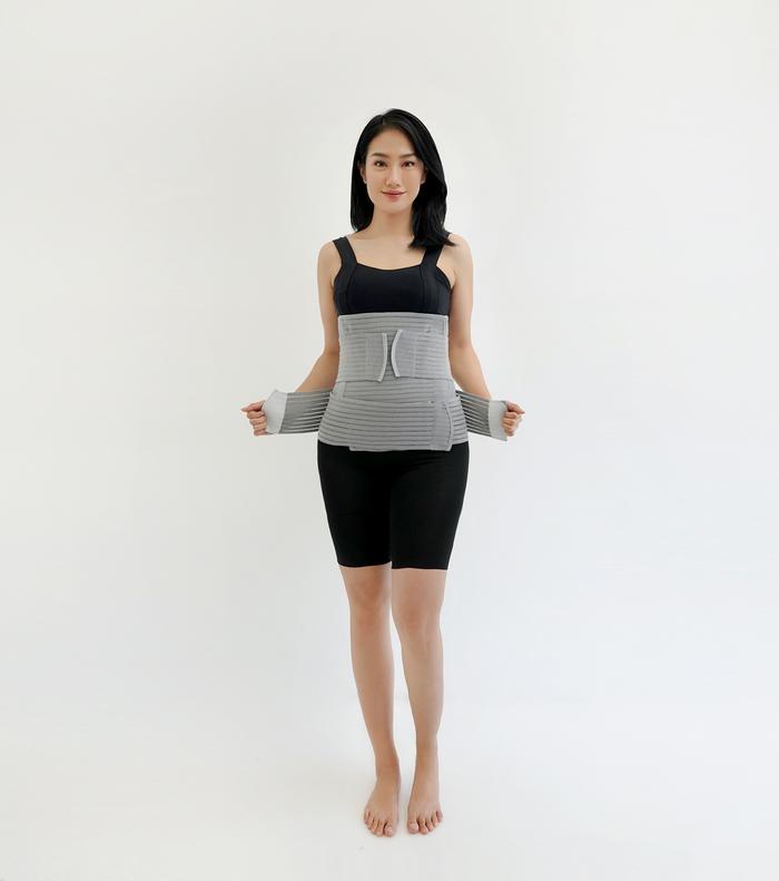 Gambar Korset Pelangsing Bamboo Set Korset Melahirkan Stagen Anti Gatal SE062 - Abu-abu, All Size dari Eve Maternity Store undefined Tokopedia