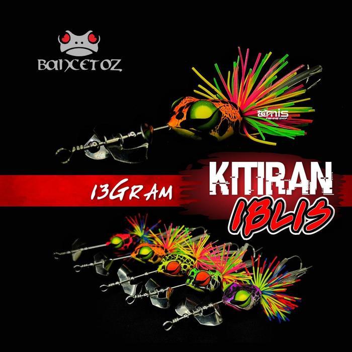 Gambar ALAT FISHING KITIRAN IBLIS BANCETOZ Mini Slater Buzz Slash Bait Lure - Kuning-Orange dari mchl17 undefined Tokopedia