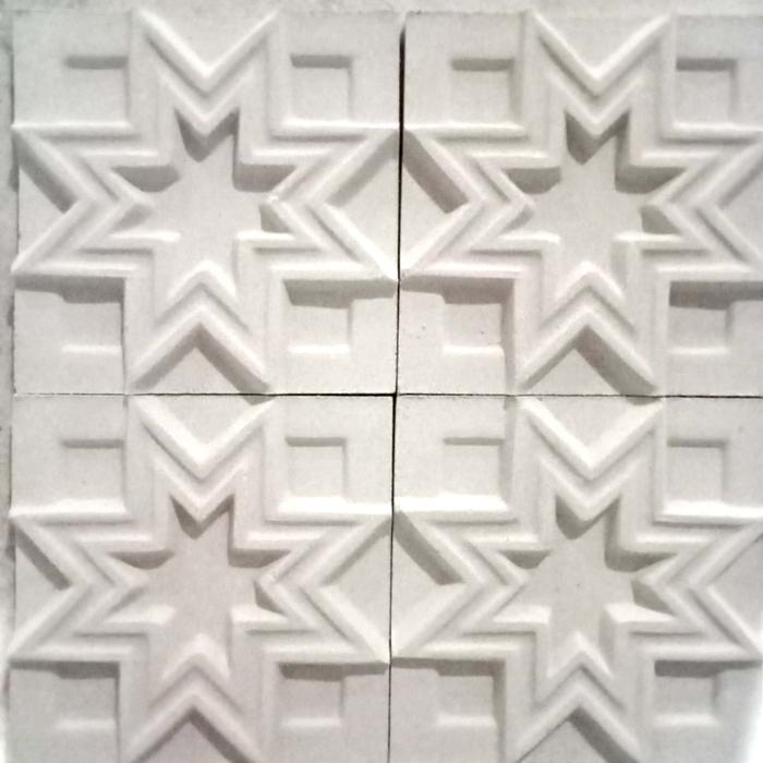 Gambar Roster tempel/ ornamen hiasan dinding beton - motif 1 dari bj.berkah jaya roster undefined Tokopedia