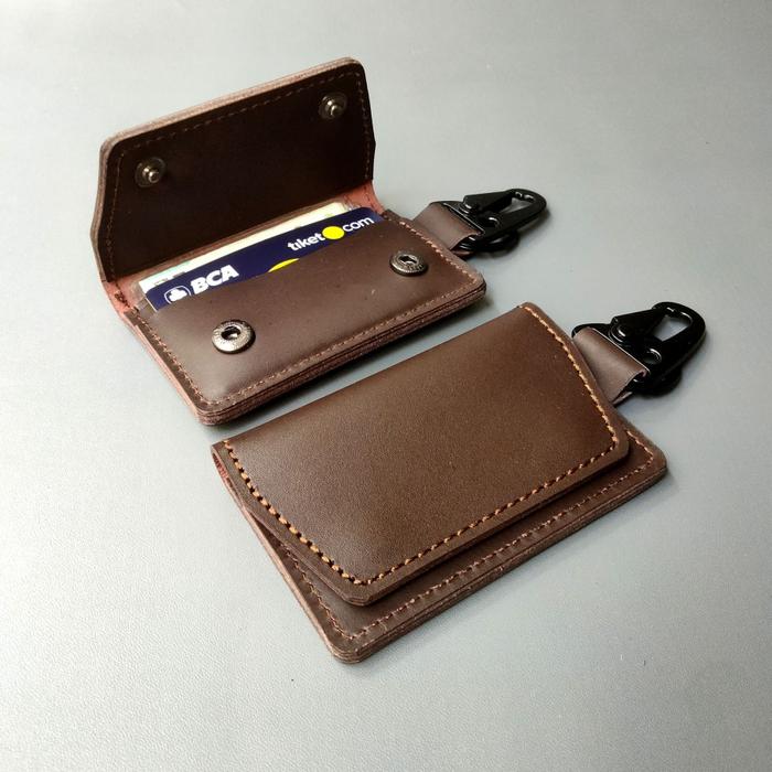 Gambar DOMPET STNK KULIT ASLI PREMIUM 3 SLOT HOUSE OF WALLET - Cokelat dari House Of Wallet undefined Tokopedia