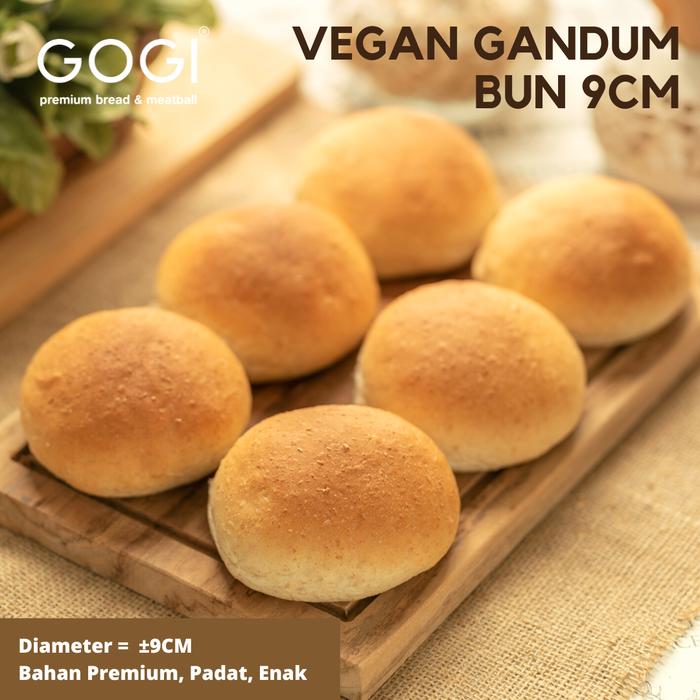 Gambar Roti Bun Burger Gandum Wholemeal VEGAN Bun Gandum Whole Wheat 6 Pcs - 9cm, Wijen Putih dari GOGI Bakes Indonesia undefined Tokopedia