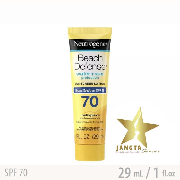 Gambar Neutrogena Beach Defense Water + Sun Protection Lotion- Stick- Spray - Lot SPF70 29ml dari JANGTA Skincare undefined Tokopedia
