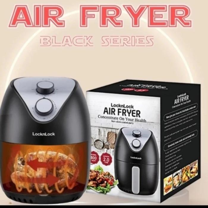 Gambar Lock n Lock Air Fryer Black Series - Black 2L dari babymilkshop undefined Tokopedia