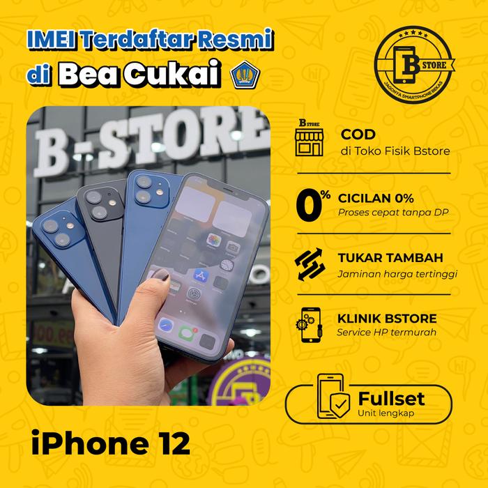 Gambar iPhone 12 64GB - Apple - Fullset - 64 GB - IMEI TERDAFTAR BEACUKAI - EX Kamera dari bstore_jakarta undefined Tokopedia