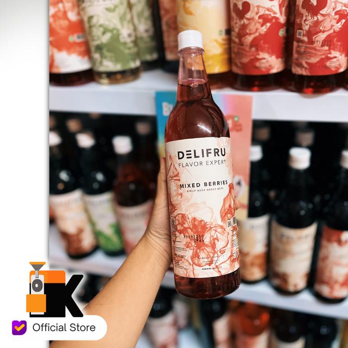 Gambar Syrup Delifru 1000ml - All Flavours - mix berries dari Kieta Coffee Roastery undefined Tokopedia