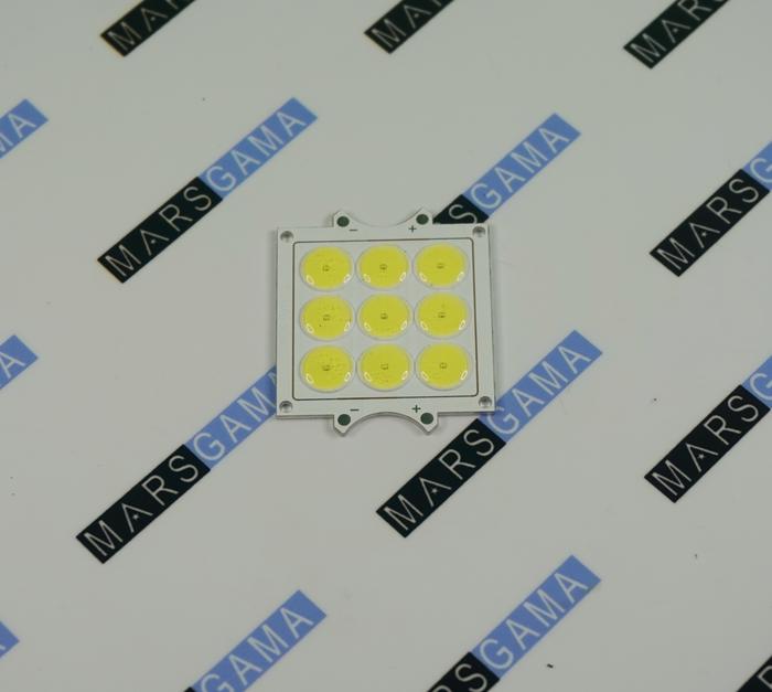 Gambar PAPAN PCB COB 9 LED 12W 3.2V - 3.65V light board aluminum substrate dari Mars Gama undefined Tokopedia