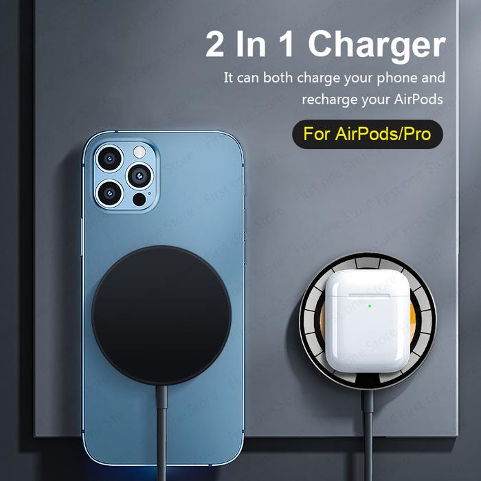 Magsafe Iphone 11 Wireless Charger Watts Jual (Bundling) Set