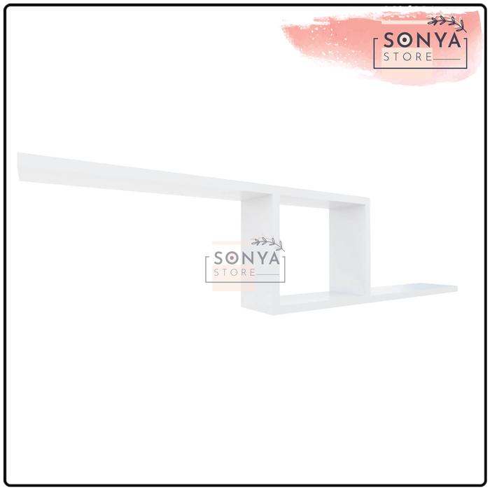 Gambar Rak Dinding Kayu Gantung Minimalis Hiasan Ruangan Kamar Dekorasi Rumah - Putih dari Rak Dinding Sonya undefined Tokopedia