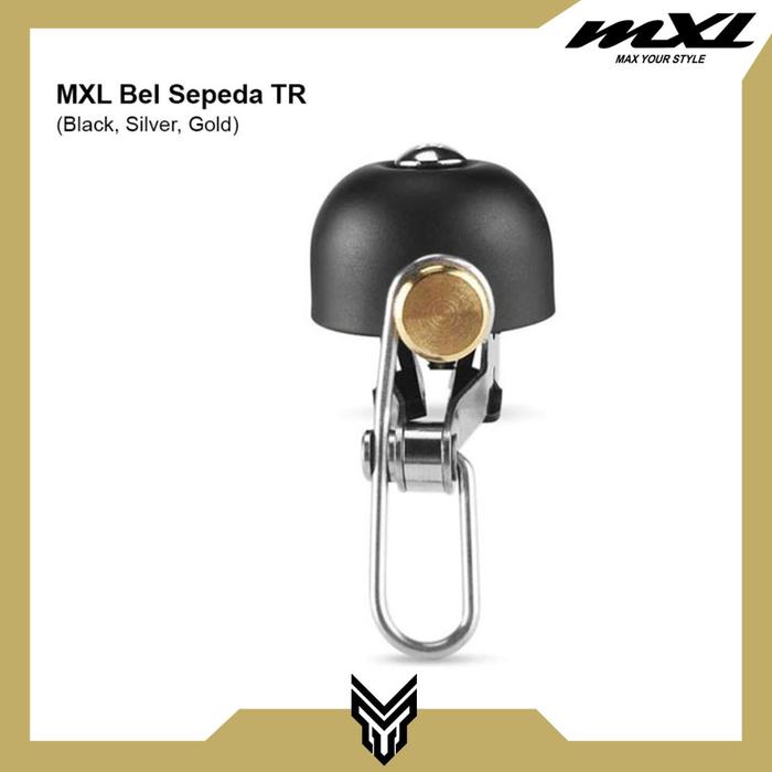 Gambar MXL Bel Sepeda TR Classic Bicycle Ringing Bell Bahan Copper Nyaring - Black dari MXL Sports Indonesia undefined Tokopedia