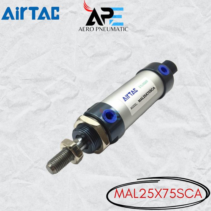 CHULKJFX Edelstahl-Minizylinder MI8/MI10/MI12/16X10X20X30X40X50X60/75S(Size: MI25X75SCA