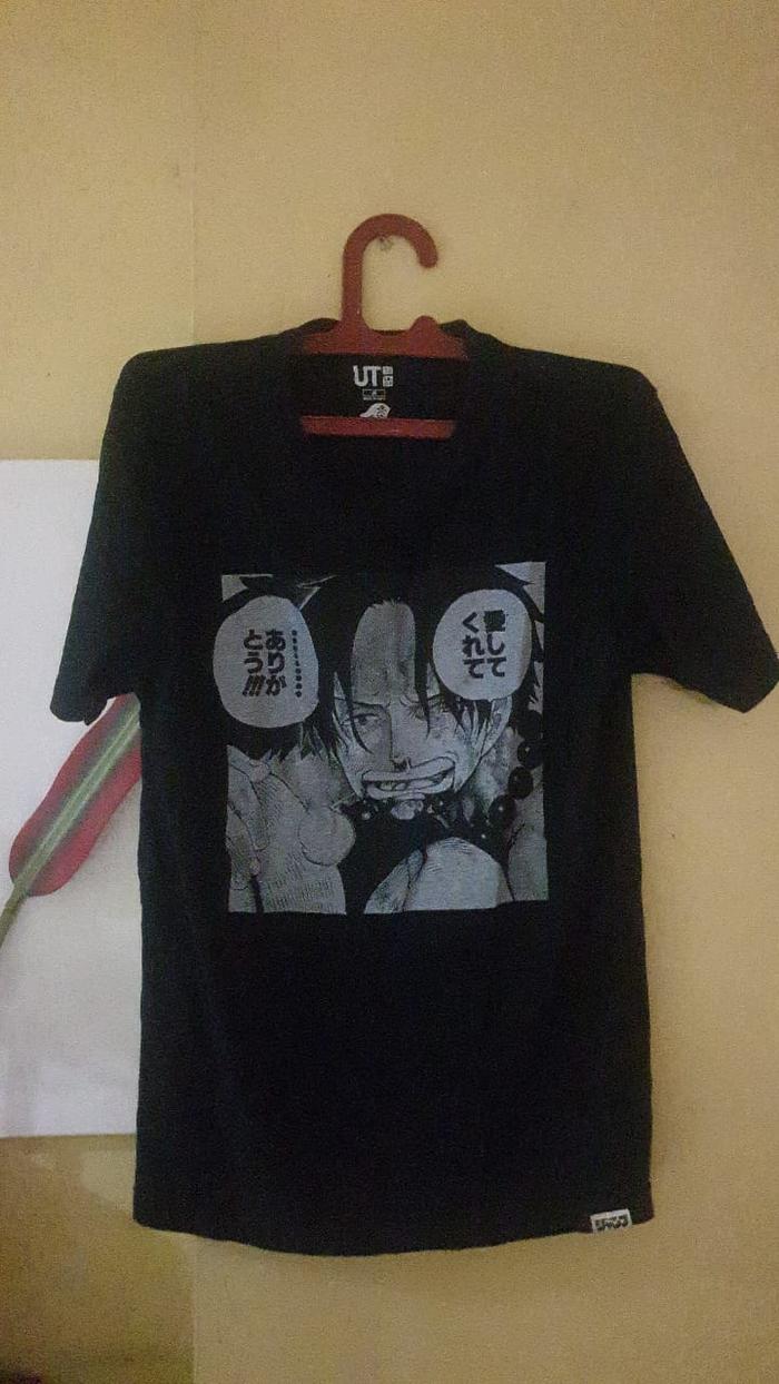 Gambar Baju T - Shirt Grafis Uniqlo JUMP 50th One Piece Ace ORIGINAL dari shin hobby shop undefined Tokopedia