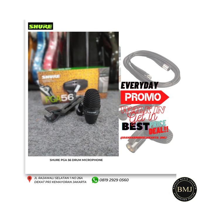 Gambar Shure PGA56 Dynamic ,BMJ dari Bandar Musik Jakarta BMJ undefined Tokopedia