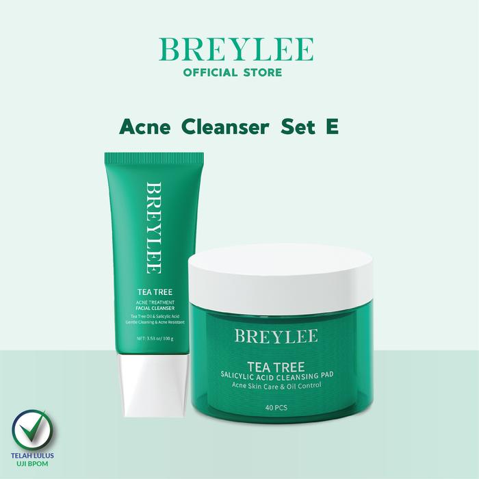 Gambar BREYLEE Acne Cleanser Set E - Membersihkan Wajah Berjerawat (2 pcs) dari BREYLEE.ID undefined Tokopedia