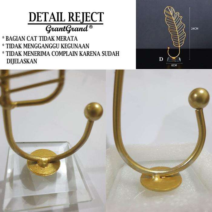 Gambar Hiasan Dekorasi Ornamen Pajangan Meja Kantor Nordic Home Decor Ginkgo - REJECT D dari GrantGrand undefined Tokopedia