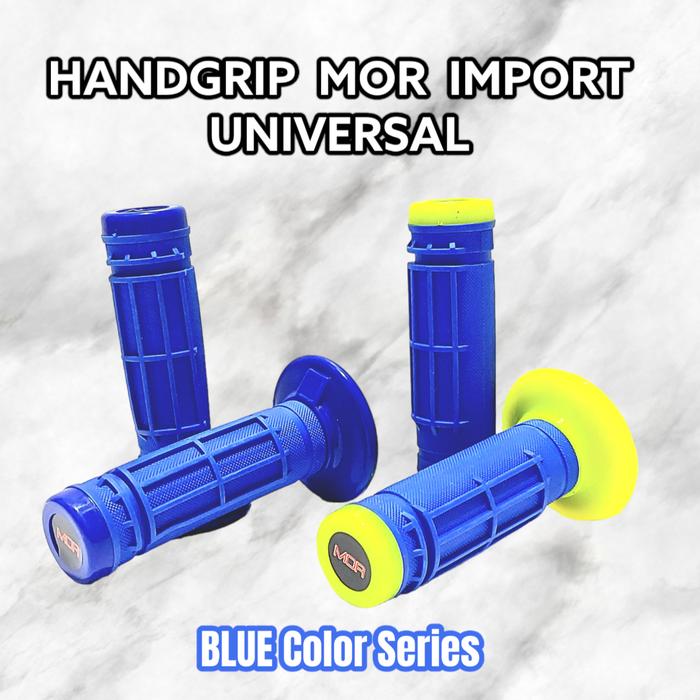 Gambar Handgrip Stang  Karet Anti slip semua Motor MORPHEUS Lembut UNIVERSAL tidak Licin - BLUE  SERIES dari ATK FANCY SHOP88 undefined Tokopedia