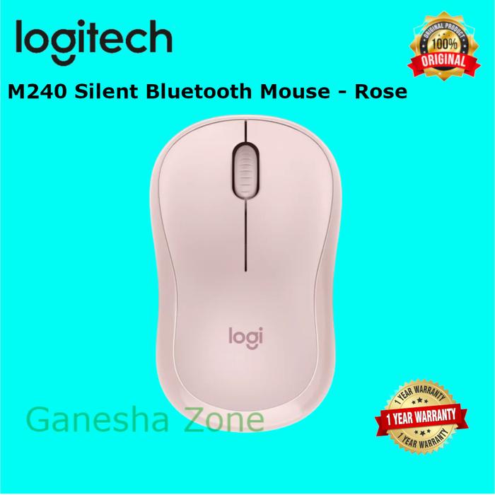 Gambar Logitech M240 Silent Bluetooth with Comfortable Shape - Rose dari ganesha zone undefined Tokopedia