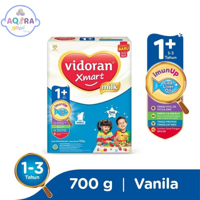 Gambar Vidoran Xmart 1+ Vanila / Madu 700 Gr - Susu Formula - Vanila dari Toko Susu AQIRA undefined Tokopedia