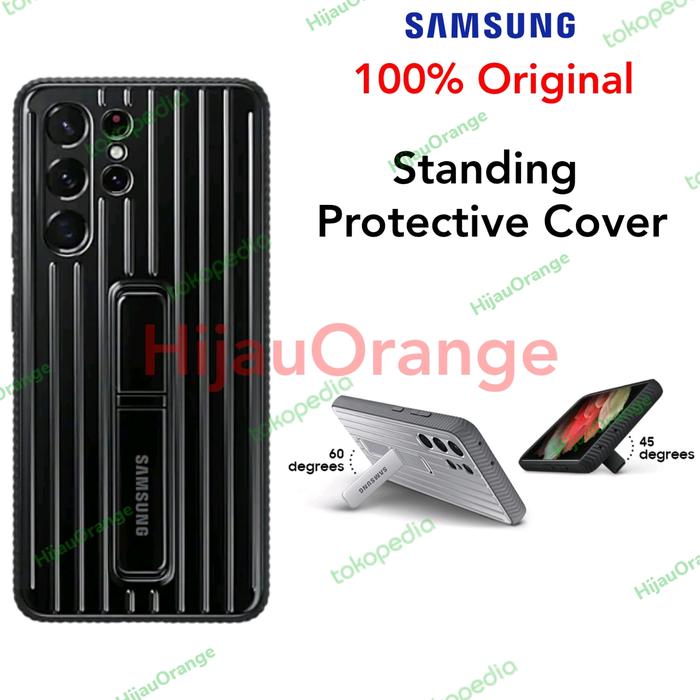 Jual Samsung S21 Ultra Protective Original Plus Standing Cover