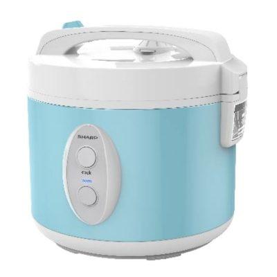 Gambar Sharp - Rice Cooker 1.8 Liter Silver KSN18MGSL - Blue White dari ELEKTROPEDIA undefined Tokopedia