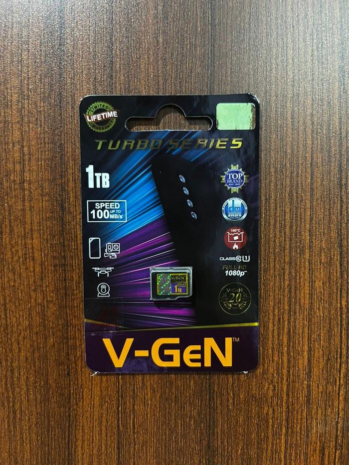 Gambar MicroSD V-GeN Turbo 1TB Class 10 Memory Card Micro SD VGEN - NON ADAPTER dari V-GeN Indonesia Official Store undefined Tokopedia