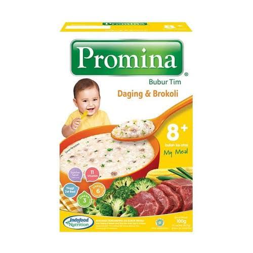 Gambar Promina Bubur Tim Daging dan Brokoli 100g dari pojokbayi undefined Tokopedia